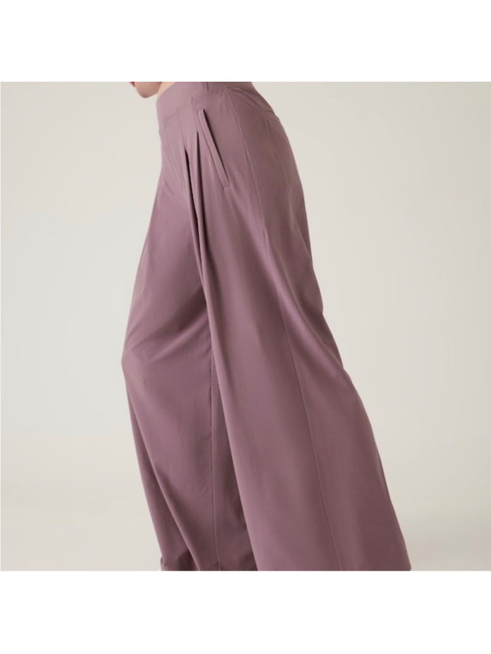 Athleta Brooklyn Heights Pleated Wide Leg Pant Womens 22 - Picture 3 of 9